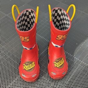 Kids Lightning McQueen Rain Boot - Red 